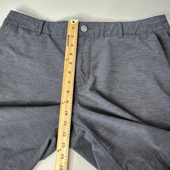 Faherty All Day Shorts Size 35 Dark Gray Stretch Golf Performance - Picture 8 of 9